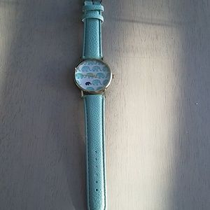 Turquoise elephant wristwatch